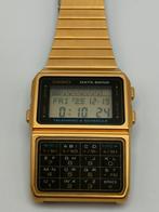 Vintage Casio LCD Digital horloge met Calculator DBC-610, Overige merken, Staal, Polshorloge, Verguld