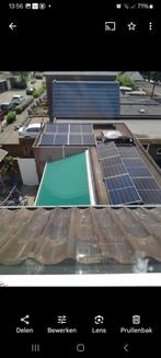Zonneluifel electrisch 5 meterbreed, Ophalen, Gebruikt, 450 cm of meer, Elektrisch