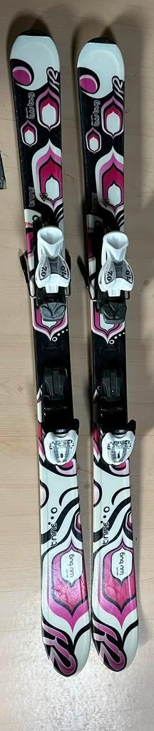 Girls’ Ski Set – K2 Ski 124 and Boots, Sport en Fitness, Skiën en Langlaufen, Gebruikt, Ski's, Overige merken, 100 tot 140 cm