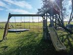 Speelhuisje met Schommel en Glijbaan, Kinderen en Baby's, Speelgoed | Buiten | Speeltoestellen, Ophalen, Gebruikt, Glijbaan