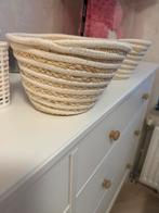 Rieten Mandjes - Set van 2, Ophalen, Mand, Rond, Zo goed als nieuw