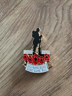 Broche/ speld Never forget, Ophalen of Verzenden, Landmacht, Nederland, Embleem of Badge