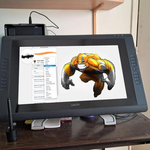 Tekentablet Wacom Cintiq 22HD Interactive Pen Display, Computers en Software, Tekentablets, Zo goed als nieuw, Bedraad, Ophalen