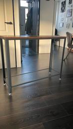 Industriële Sidetable met Opbergplank, Huis en Inrichting, Tafels | Sidetables, Ophalen, 50 tot 100 cm, Zo goed als nieuw, Metaal