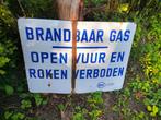 Emaille bord, Verzamelen, Ophalen, Gebruikt, Reclamebord