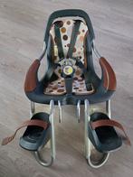 Fietsstoeltje voorzitje met Air windscherm - Qibble, Ophalen, Voetsteuntjes, Zo goed als nieuw, Qibbel