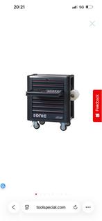 Sonic S9 gereedschapskist, Ophalen, Gevuld, Zo goed als nieuw