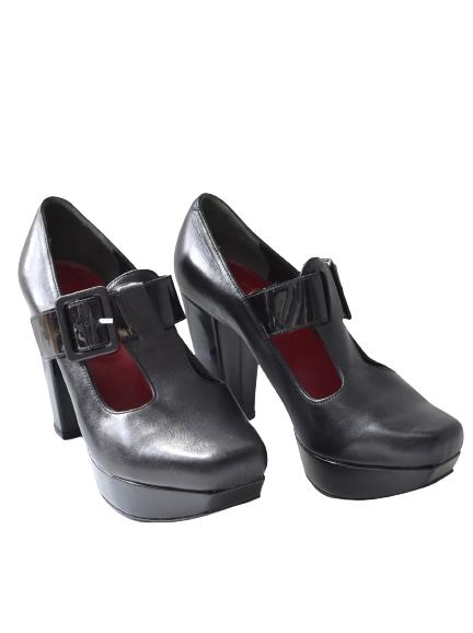 Robert Clergerie plateau pumps, high heels, Mt. 37,5, Kleding | Dames, Schoenen, Robert Clergerie, Verzenden, Zwart, Zo goed als nieuw