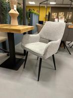 Eetkamerstoel boucle - 4x stoel boucle - stoelen grijs, Ophalen, Nieuw, Vier, Stof