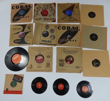 15x 78 RPM toerenplaten 10" Schellak / Bakeliet  beschikbaar voor biedingen