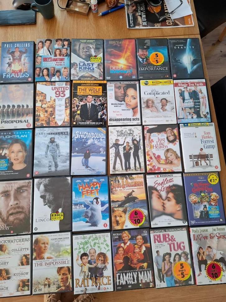 30 diverse DVD's, Cd's en Dvd's, Dvd's | Filmhuis, Zo goed als nieuw, Overige gebieden, Alle leeftijden, Ophalen of Verzenden