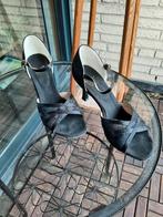 Mooie, nieuwe, zwarte latin dansschoenen mt 40, Ophalen of Verzenden, Zo goed als nieuw, Zwart