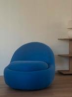 Sofacompany fauteuil stoel Babette blauw (nieuwprijs €874,-), Ophalen, 75 tot 100 cm, Zo goed als nieuw, Stof