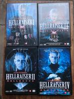 Hellraiser deel I-II-III-IV COMPLEET (horror klassieker), Vanaf 16 jaar, Ophalen of Verzenden, Zo goed als nieuw, Monsters