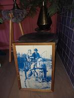 Delfts Blauw Tegeltableau Petrus Regout, Antiek en Kunst, Ophalen of Verzenden