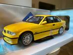 1:18 BMW (E36) M3 Coupe Dakar geel 1994 Solido / JJTOP, Hobby en Vrije tijd, Modelauto's | 1:18, Nieuw, Solido, Ophalen of Verzenden