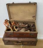 Super decoratief: oude koffertjes en oude schaatsen!, Antiek en Kunst, Curiosa en Brocante, Ophalen of Verzenden