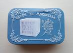 Zeep in blikken doos. Savon de Marseille., Verzamelen, Ophalen of Verzenden, Zo goed als nieuw, Verpakking