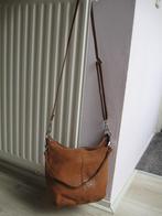 BORSE in PELLE bruin suede leren tasje goede staat, Sieraden, Tassen en Uiterlijk, Tassen | Damestassen, Ophalen of Verzenden