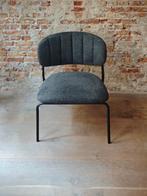 Donkergrijs Jolien Fauteuil Lounge Chair NIEUW, Huis en Inrichting, Fauteuils, Ophalen of Verzenden, Nieuw, 50 tot 75 cm