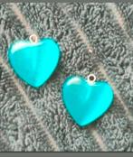 Hangers hart turquoise, Nieuw, Blauw, Ophalen of Verzenden, Hart