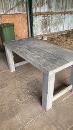 Steigerhouten tafel 140x90 cm, Tuin en Terras, Ophalen, Info@steiger.nl, Gebruikt, Steiger