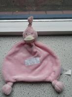 Knuffeldoek eend of eendje merk Bam Bam roze velours, Ophalen of Verzenden, Zo goed als nieuw, Eend