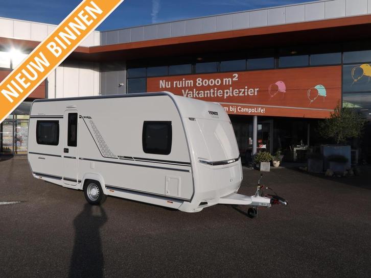 Fendt Bianco Selection 465 SFB, Caravans en Kamperen, Caravans, tot en met 4, Rondzit, Fendt, Frans bed, Overige typen, 5 tot 6 meter