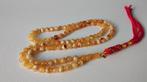 Baltische amber barnsteen tesbih ketting 99, Ophalen of Verzenden, Overige materialen, Ketting