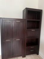Donkerhouten kast, Ophalen, Zo goed als nieuw, 25 tot 50 cm