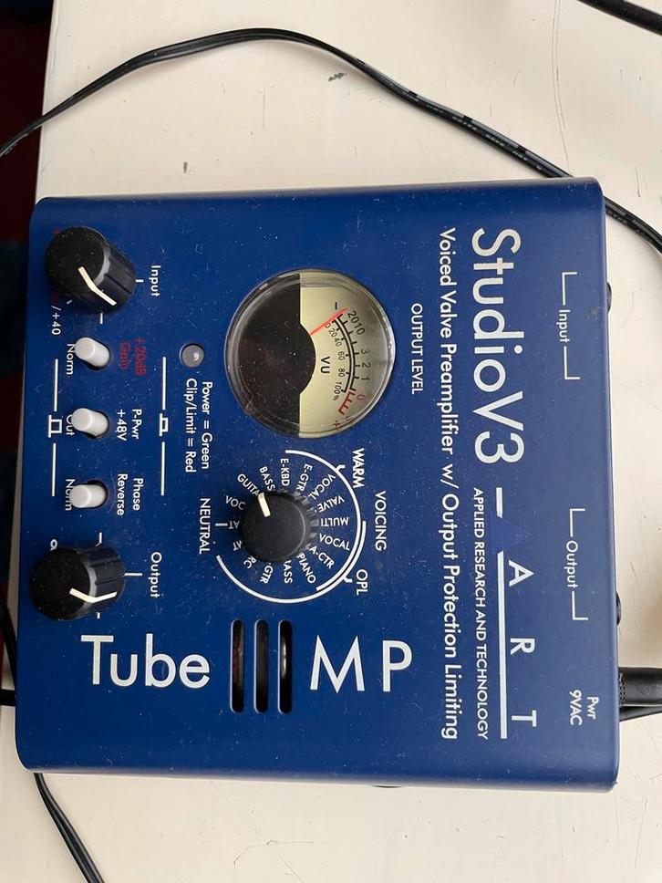 ART Studio V3 Tube MP Preamplifier, Muziek en Instrumenten, Versterkers | Keyboard, Monitor en PA, Gebruikt, Overige typen, Minder dan 500 watt