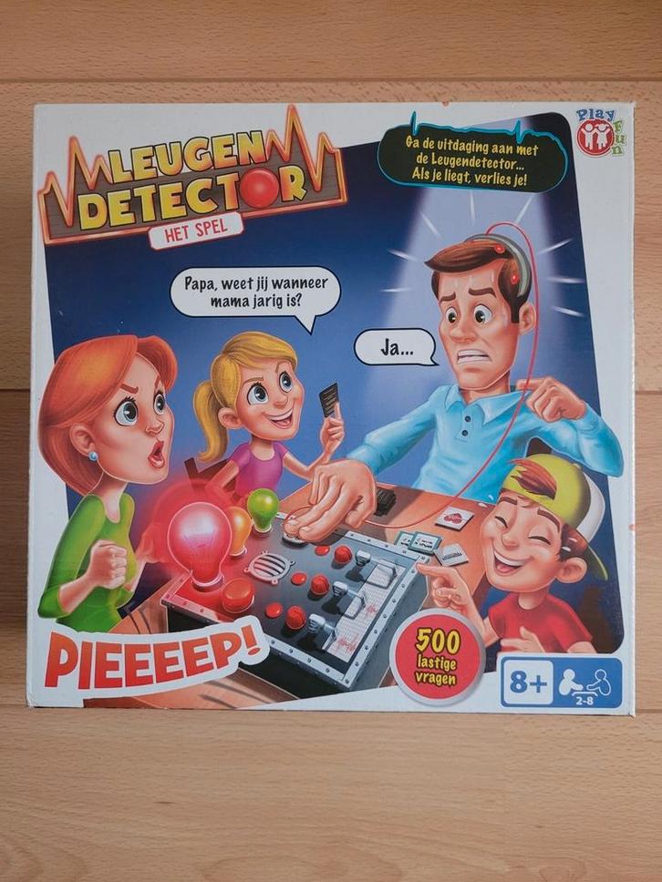 Leugendetector. Het spel!, Hobby en Vrije tijd, Gezelschapsspellen | Overige, Zo goed als nieuw, Een of twee spelers, Drie of vier spelers
