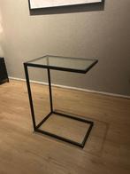 Bijzettafel, Huis en Inrichting, Tafels | Bijzettafels, Minder dan 55 cm, Gebruikt, Metaal of Aluminium, Rond