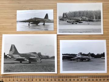 8 stuks Luchtmacht NF-5 oude foto’s Luchtvaart Vliegtuig KLU beschikbaar voor biedingen