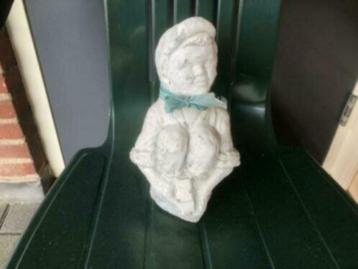 Tuinbeeld mannetje kind jongen steen / beton 26 cm beschikbaar voor biedingen