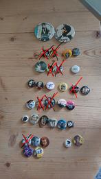 Vintage Badges Jaren 80/90 - The Clash, James Dean, Theatre, Ophalen, Gebruikt, Overige onderwerpen, Button