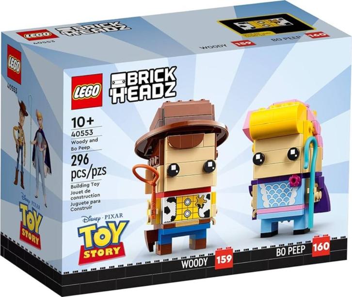 Lego 40553 Woody en Bo Peep Lego Brick Headz Nieuw in doos !, Kinderen en Baby's, Speelgoed | Duplo en Lego, Nieuw, Lego, Complete set