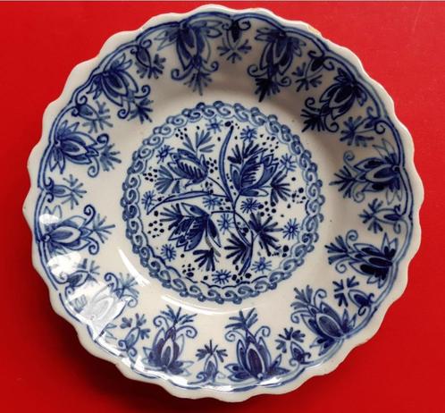 Bakje Sociéte Céramique Maastricht 16,5 cm Delfts Blauw 52-8, Antiek en Kunst, Antiek | Wandborden en Tegels, Ophalen of Verzenden