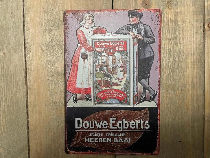 Reclamebord Douwe Egberts Heerenbaai 20x30, Verzamelen, Merken en Reclamevoorwerpen, Zo goed als nieuw, Reclamebord, Ophalen of Verzenden