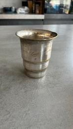 Verzilverde beker, Antiek en Kunst, Ophalen of Verzenden, Zilver