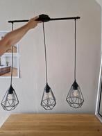 Leuke hanglamp zwart 3 delig, Huis en Inrichting, Lampen | Hanglampen, Ophalen, Zo goed als nieuw, Minder dan 50 cm