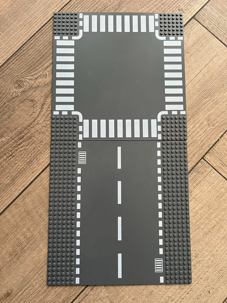 Lego City Wegplaten Set 7280 rechte weg en kruising, Ophalen of Verzenden, Zo goed als nieuw, Complete set, Lego