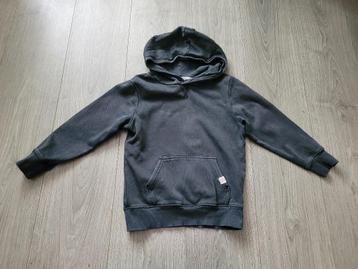 H&M donkerblauwe trui met capuchon maat 110/116 ~ SC3014 beschikbaar voor biedingen