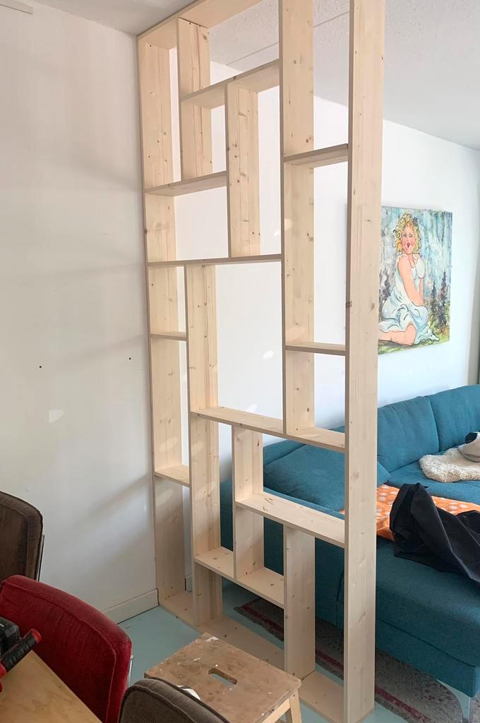 Supergave roomdivider,boekenkast….., Huis en Inrichting, Kasten | Boekenkasten, Nieuw, 200 cm of meer, 25 tot 50 cm, Ophalen of Verzenden