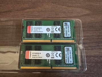 Apple mac geheugen 2 x 16 gb kingstone beschikbaar voor biedingen