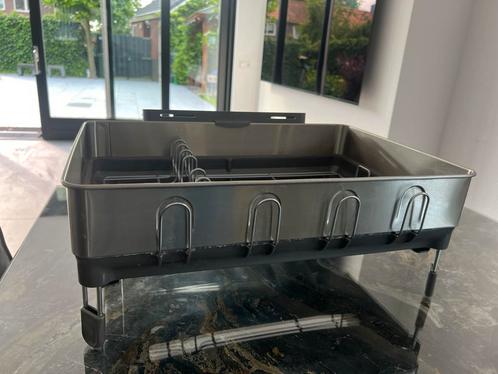 simplehuman XL Afdruiprek met WijnGlashouder, Huis en Inrichting, Keuken | Servies, Zo goed als nieuw, Overige stijlen, Overige materialen