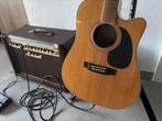 Takamine G EG332C met Marshall versterker acoustic, Ophalen, Gebruikt, Western- of Steelstringgitaar
