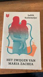 Het zwijgen van Maria Zachea Judith Koelemeijer, Ophalen of Verzenden, Zo goed als nieuw