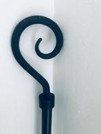 Brocante Gordijnroede ophangstok gordijn, Ophalen, Gebruikt, Zwart
