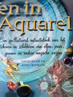 Elfen in Aquarel - Teken- en schilderboek, Ophalen of Verzenden, Gelezen, Tekenen en Schilderen, Geschikt voor kinderen